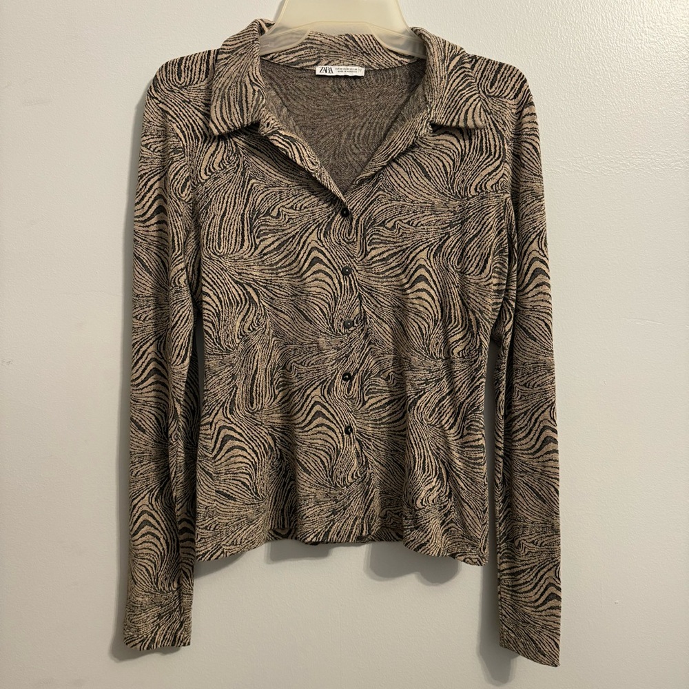 Zebra Print Zara Top